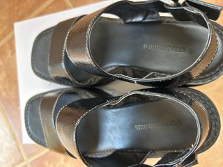 Sandalias de plataforma negras