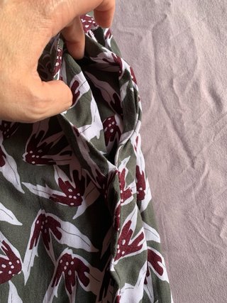 Pantalón fluido estampado talla única