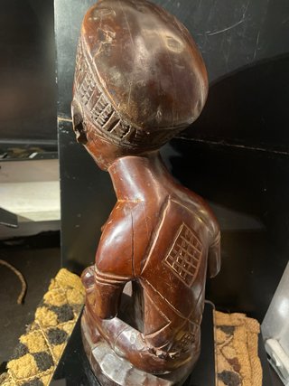 Figura Arte Africano Madera