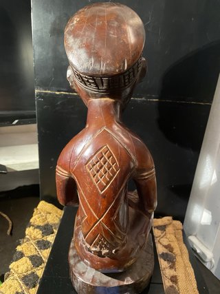Figura Arte Africano Madera