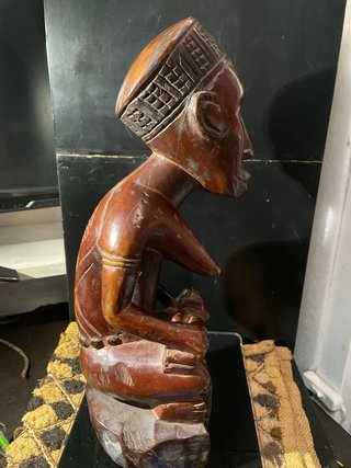 Figura Arte Africano Madera