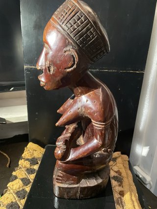 Figura Arte Africano Madera