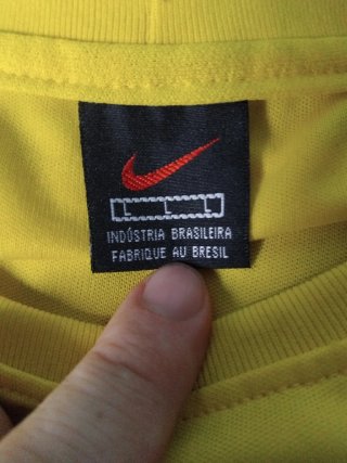Camiseta Brasil Nike 2002 Talla L
