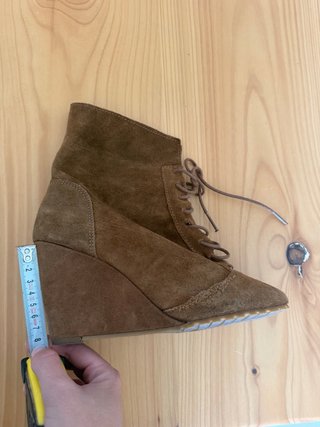 Botines Pull&Bear ante marrones T.38