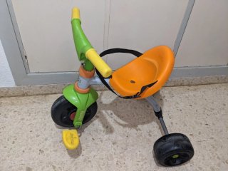 Triciclo Smoby Naranja y Verde