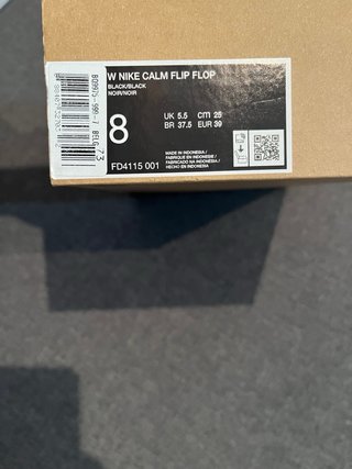 Chanclas Nike Calm Flip Flop Negras T.39