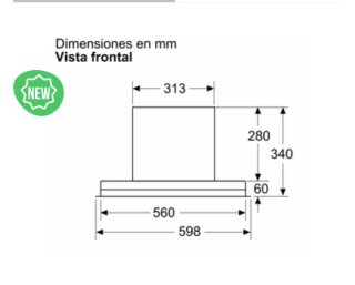 Campana Balay 3BD866 Cristal Negro