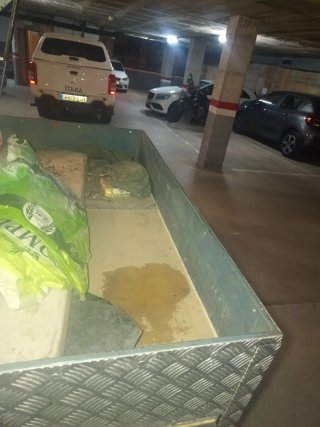 Remolque perros/carga metálico