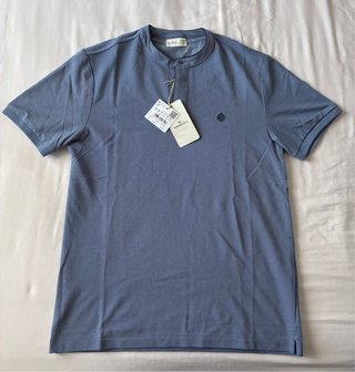 Polo Springfield cuello Mao azul Talla M