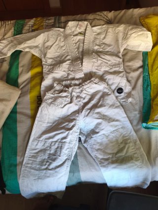 Kimono Judo/Karate 110cm Blanco
