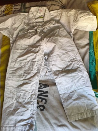Kimono Judo/Karate 110cm Blanco