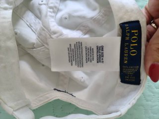 Gorra Polo Ralph Lauren niño blanca talla 4-7/53cm