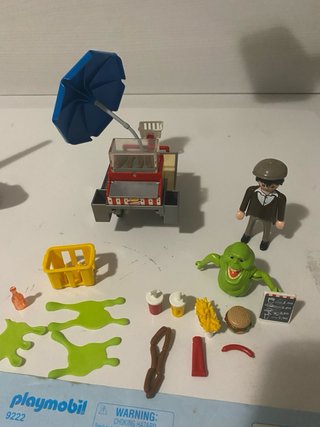 Playmobil Cazafantasmas Carrito Hot Dog Helicópter