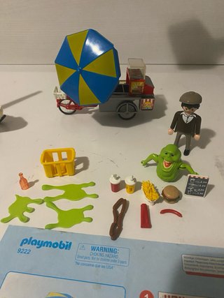 Playmobil Cazafantasmas Carrito Hot Dog Helicópter