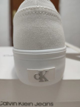 Zapatillas Calvin Klein Jeans Mujer Blancas