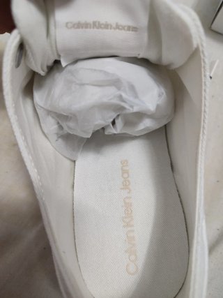 Zapatillas Calvin Klein Jeans Mujer Blancas