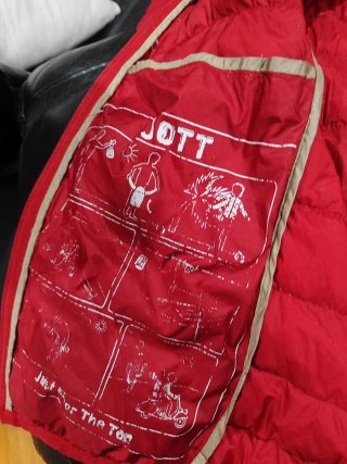 Plumífero Jott Ralla Ligero Rojo Talla S Hombre