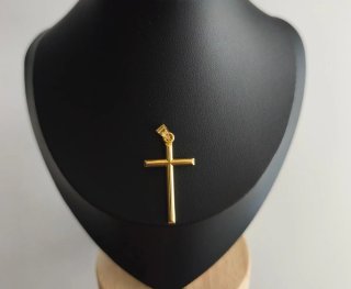 Conjunto Cadena y Colgante Cruz Oro 18k