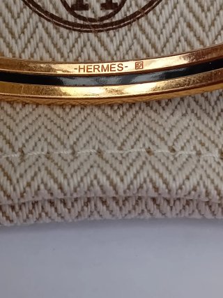 Brazalete Hermès Dorado