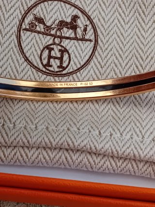 Brazalete Hermès Dorado
