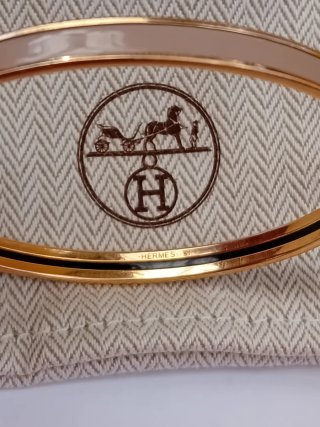 Brazalete Hermès Dorado