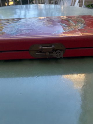 Ábaco chino antiguo de madera