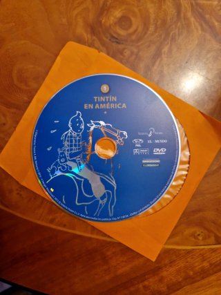 DVD Tintín en América