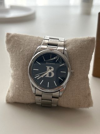 Reloj Brownie Azul y Plateado