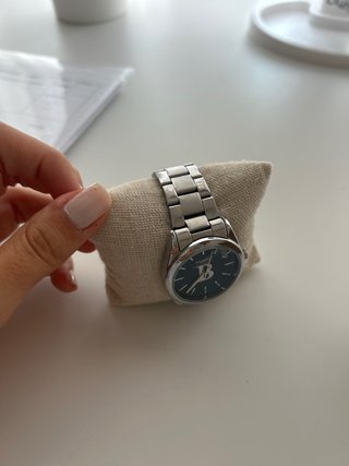 Reloj Brownie Azul y Plateado