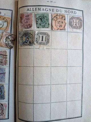 Sellos Antiguos estados alemanes 1800s