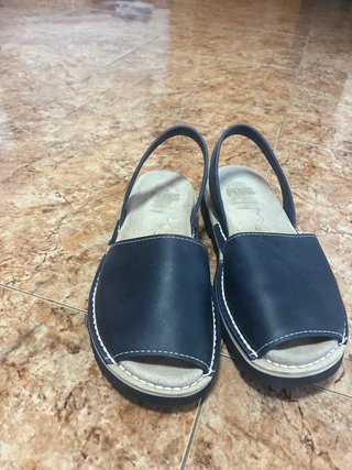 Sandalias Menorquinas PONS Azul Talla 42