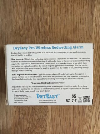 Alarma Enuresis DryEasy Pro Wireless