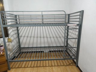 Litera Metálica Conforama Gris