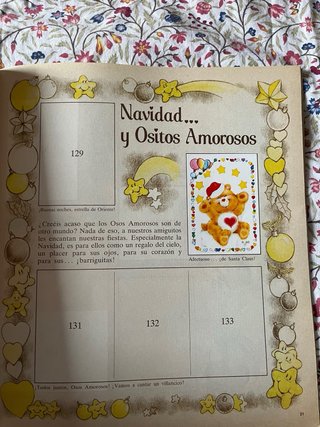 Álbum Cromos Osos Amorosos