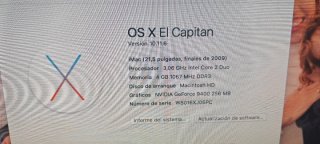 Mac sobremesa 2010 Apple Plata