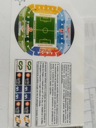3 Bilhetes FC Porto Dragão 2004/2005