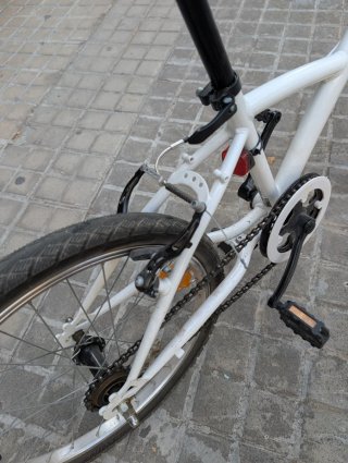 Bicicleta infantil BTWIN blanca