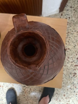 Jarron de terracotta artesanal