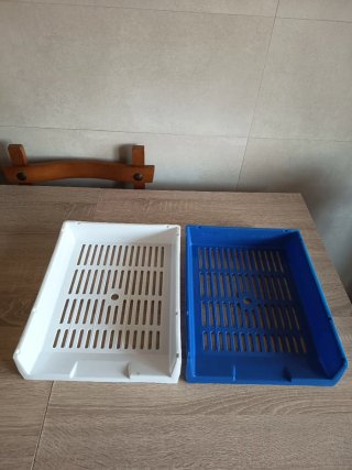 Lote bandejas escritorio y carpeta plástico