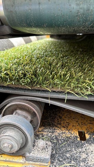 Césped artificial reciclado de campos de fútbol