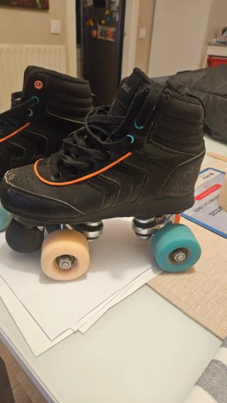 Patines Decathlon Talla 34 Negro