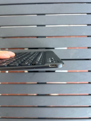 Teclado Inalámbrico Compacto Negro