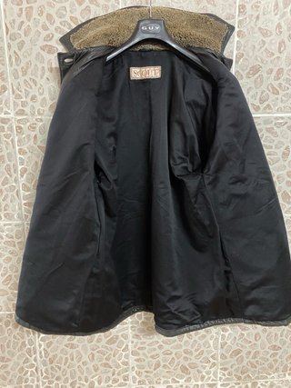 Giacca in vera pelle trapuntata morbida vintage