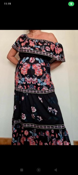 Vestido estampado floral talla 46/48 sin estrenar