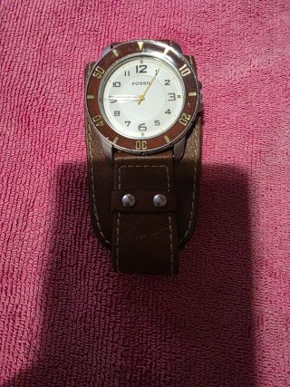 Reloj Fossil Marrón y Plateado