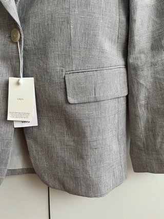 Americana Mango Lino Algodón T34/XS
