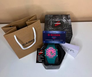 Reloj Casio G-Shock Rosa y Verde