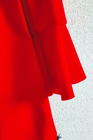 Vestido rojo niña