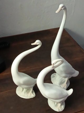 Figuras Cisnes Lladro Nao