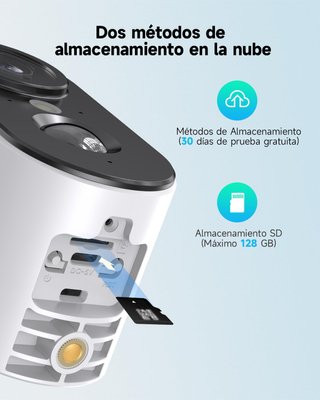 Cámara PESAIR DF320 2K WiFi Solar